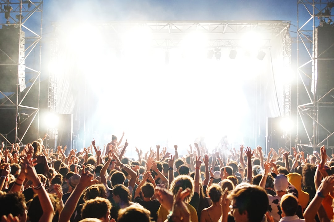 Professional event production and stage setup