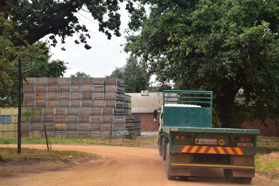 Commercial delivery truck supporting supply and logistics