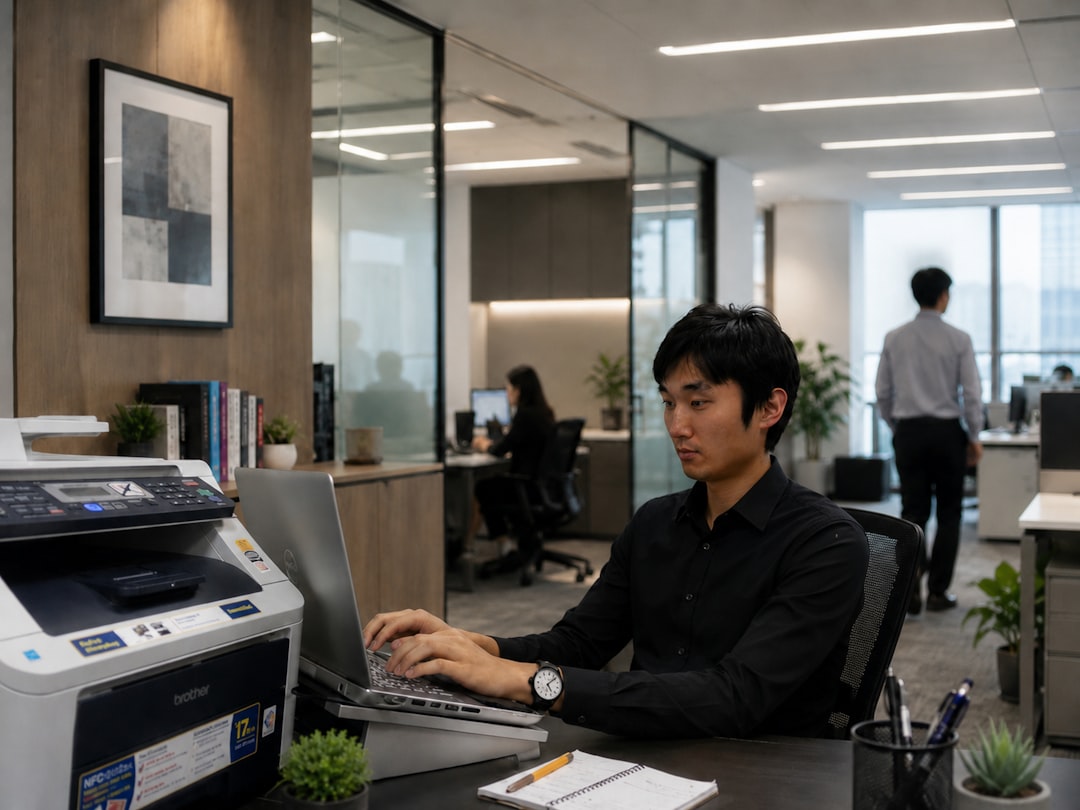 Modern business office technology
